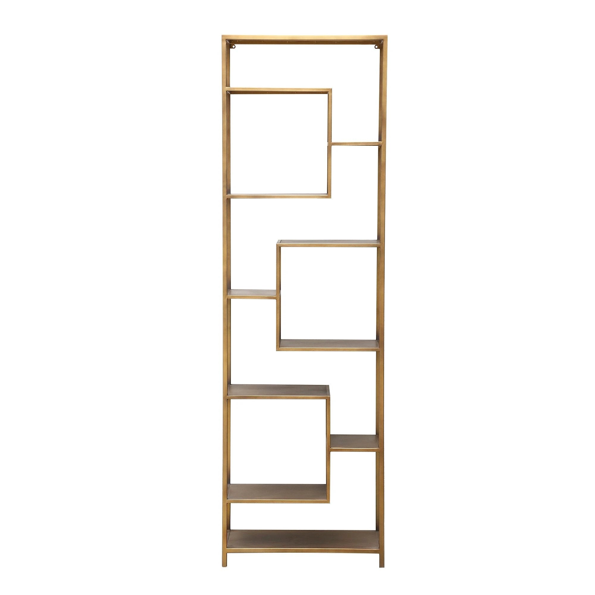 Duana Gouden IJzeren Open Kast Hoog by PTMD