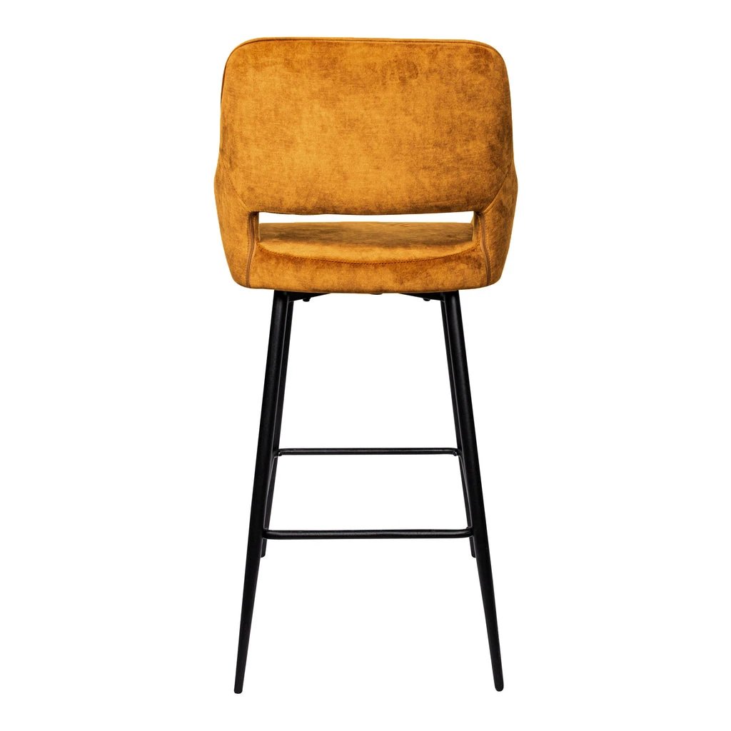 Fallon Velvet Rust Barkruk (set van 2) by PTMD