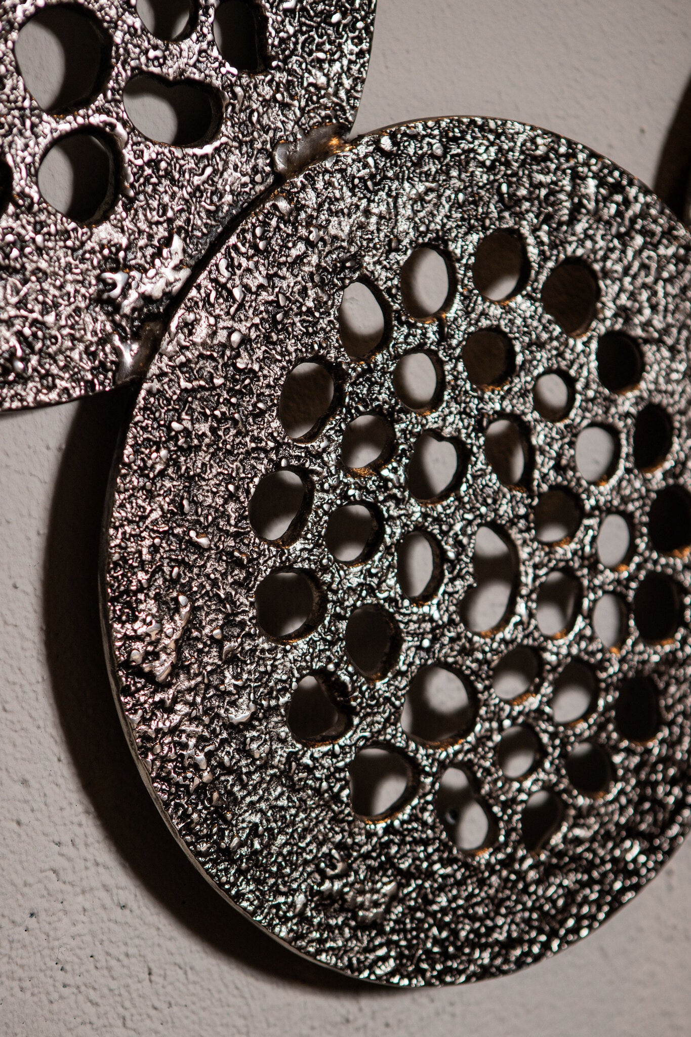 Geoffe Zilver Gegoten Aluminium Wandpaneel - depauwwonen