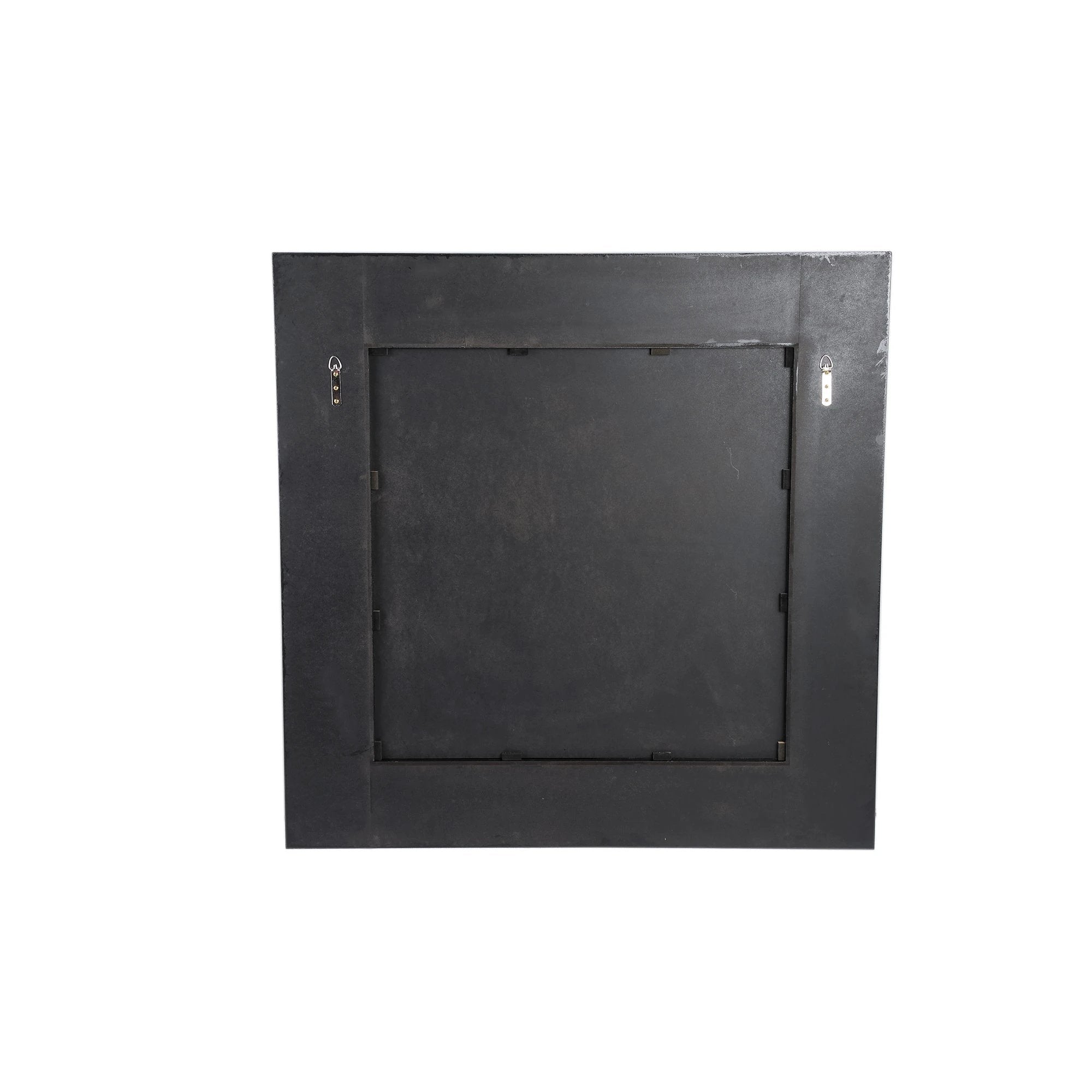 Gezzy Bruine Houten Spiegel Krul Frame Vierkant by PTMD