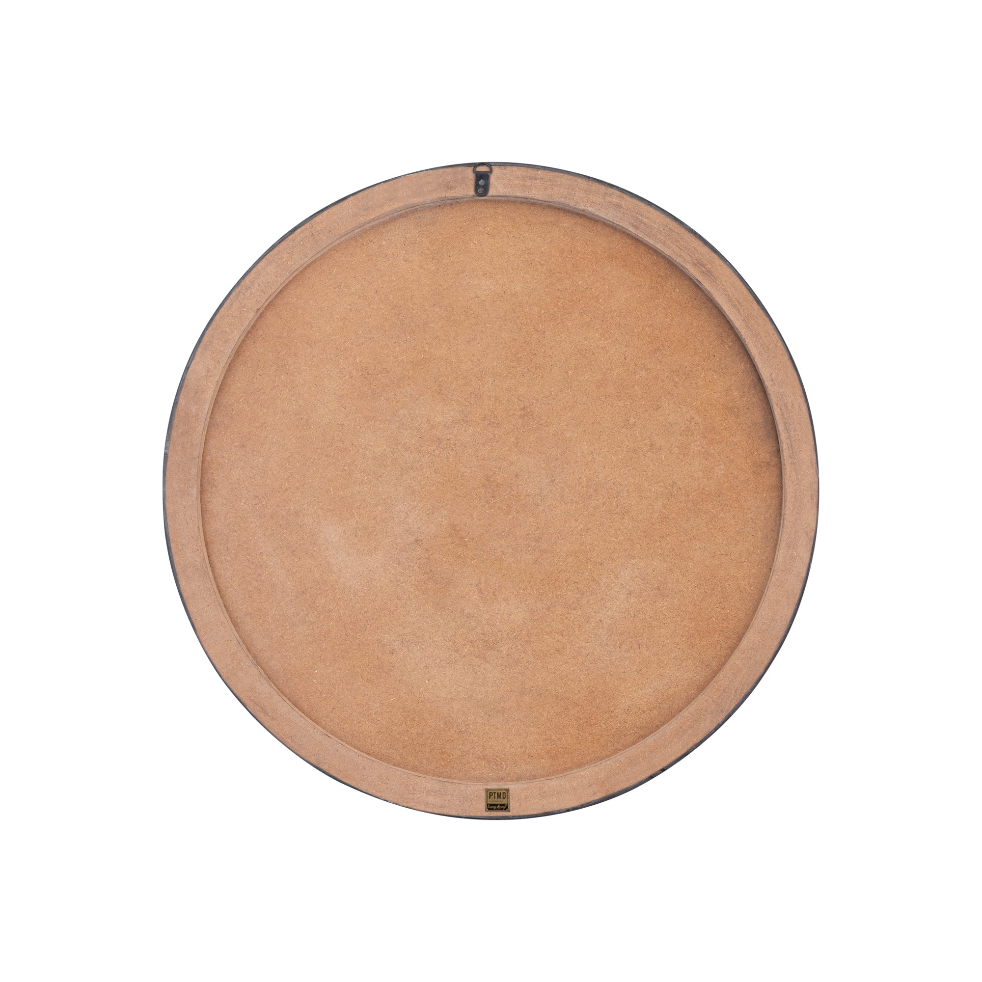 Hallie Zwart En Wit Houten Ronde Wandpaneel Swirl - depauwwonen