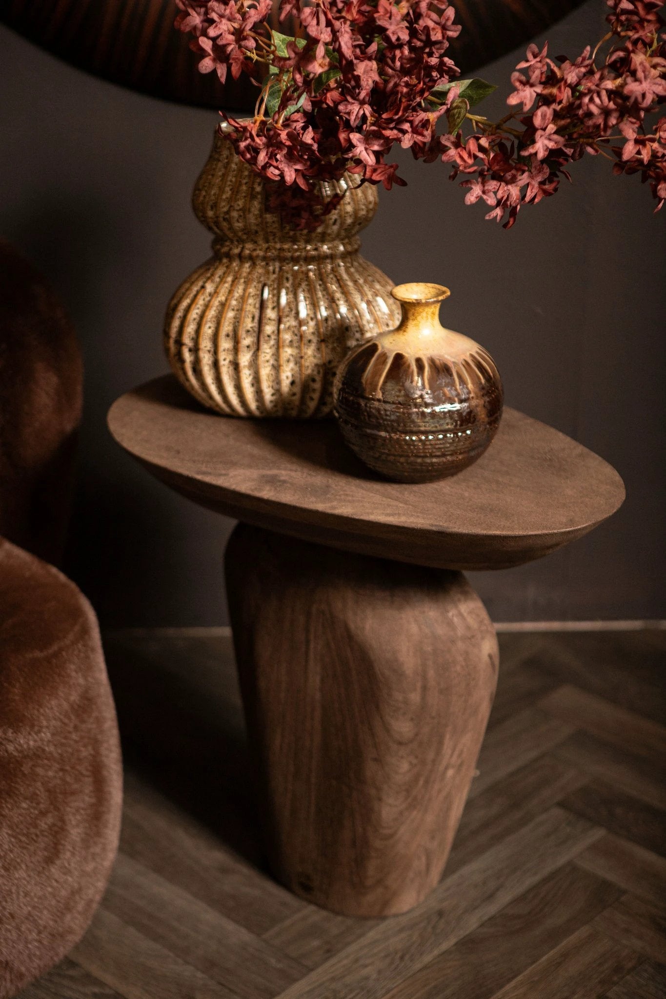 Harshad Bruine Mango Houten Bijzettafel by PTMD