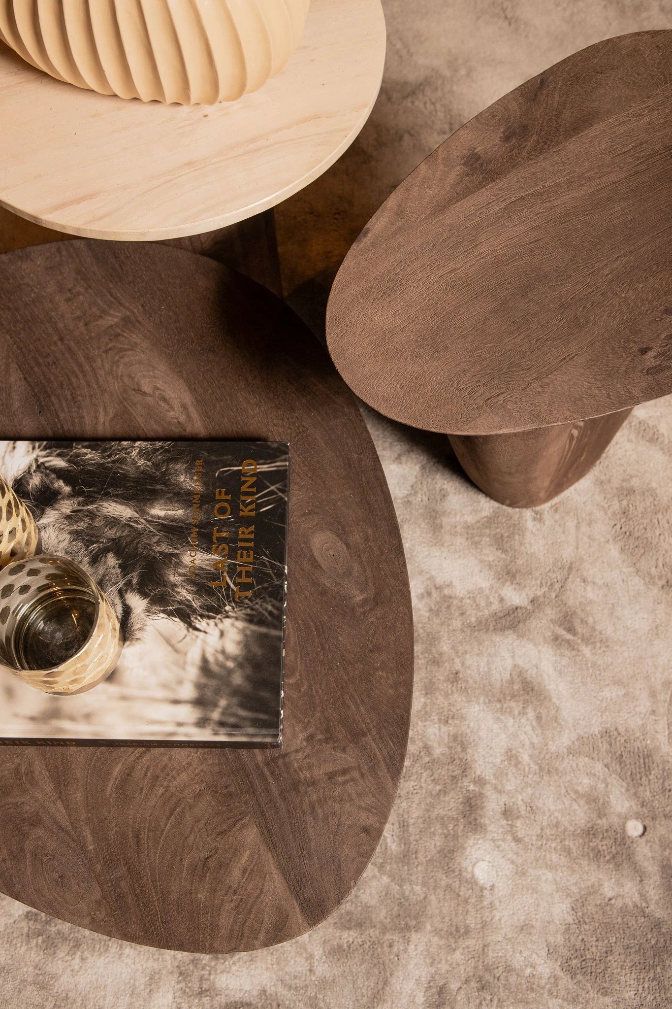 Harshad Bruine Mango Houten Salontafel by PTMD