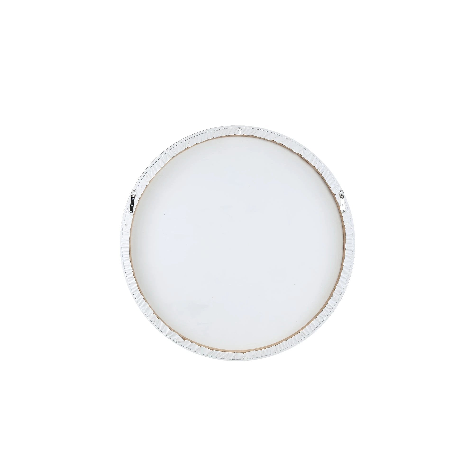 Kemp Bruin Canvas Schilderij Ruw Rond S - depauwwonen