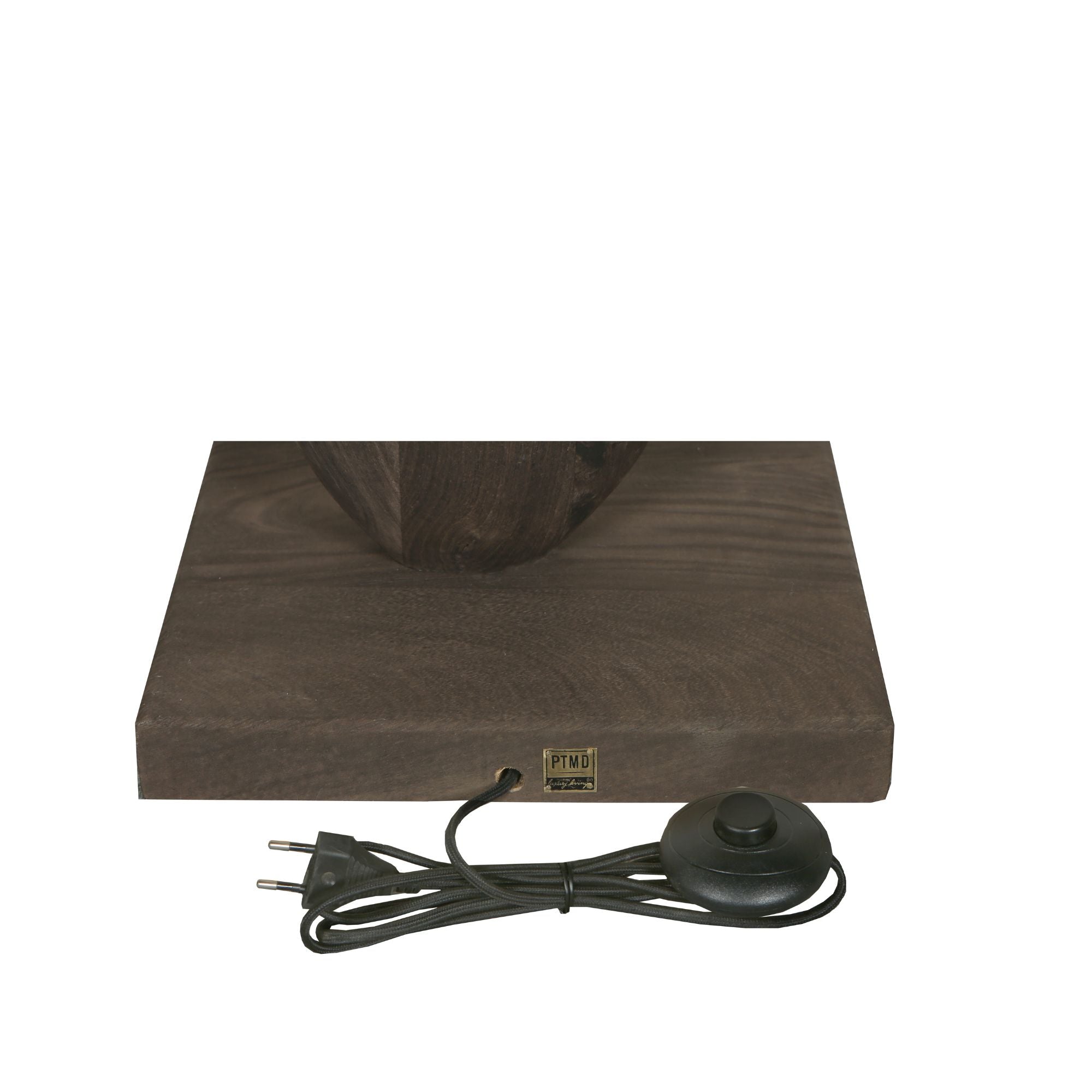 Kodey Bruine Mangohouten Vloerlampvoet - depauwwonen