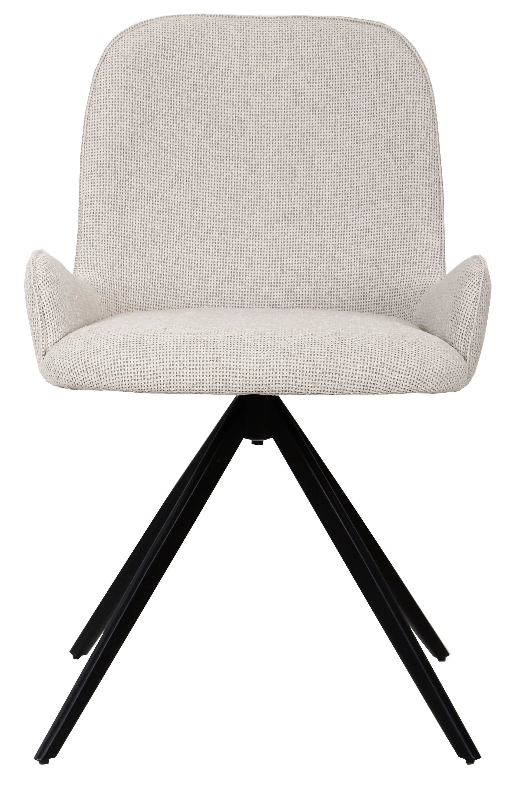 Leander Roomwitte Eetkamerstoel Draaibaar by PTMD