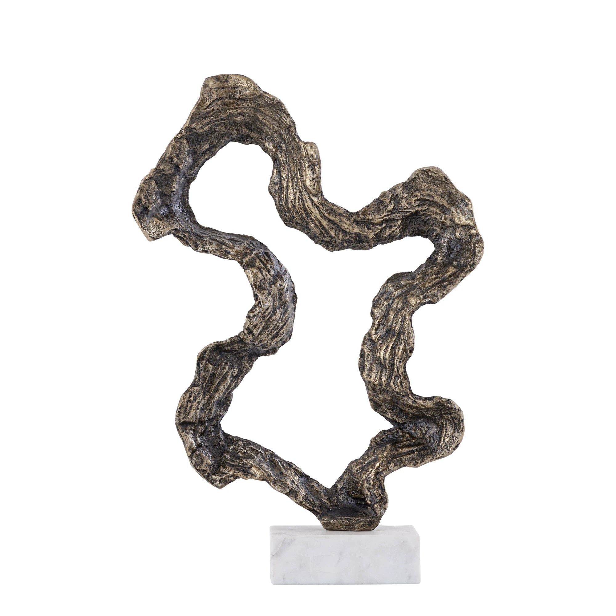 Maryan Messing Gevormd Aluminium Gegoten Standbeeld by PTMD