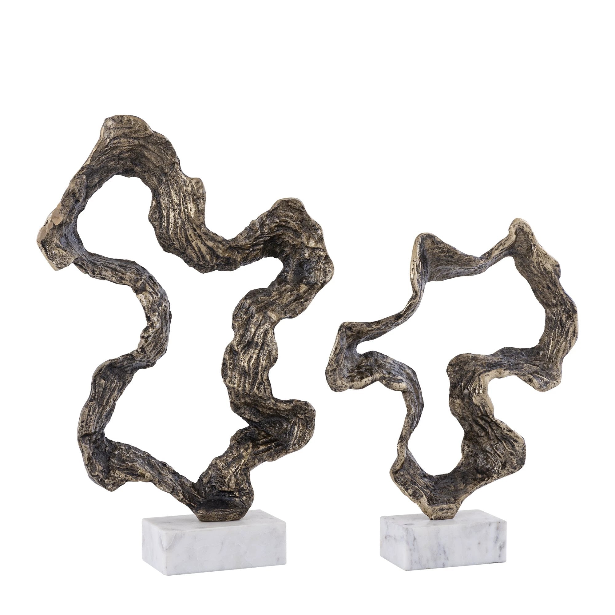 Maryan Messing Gevormd Aluminium Gegoten Standbeeld by PTMD