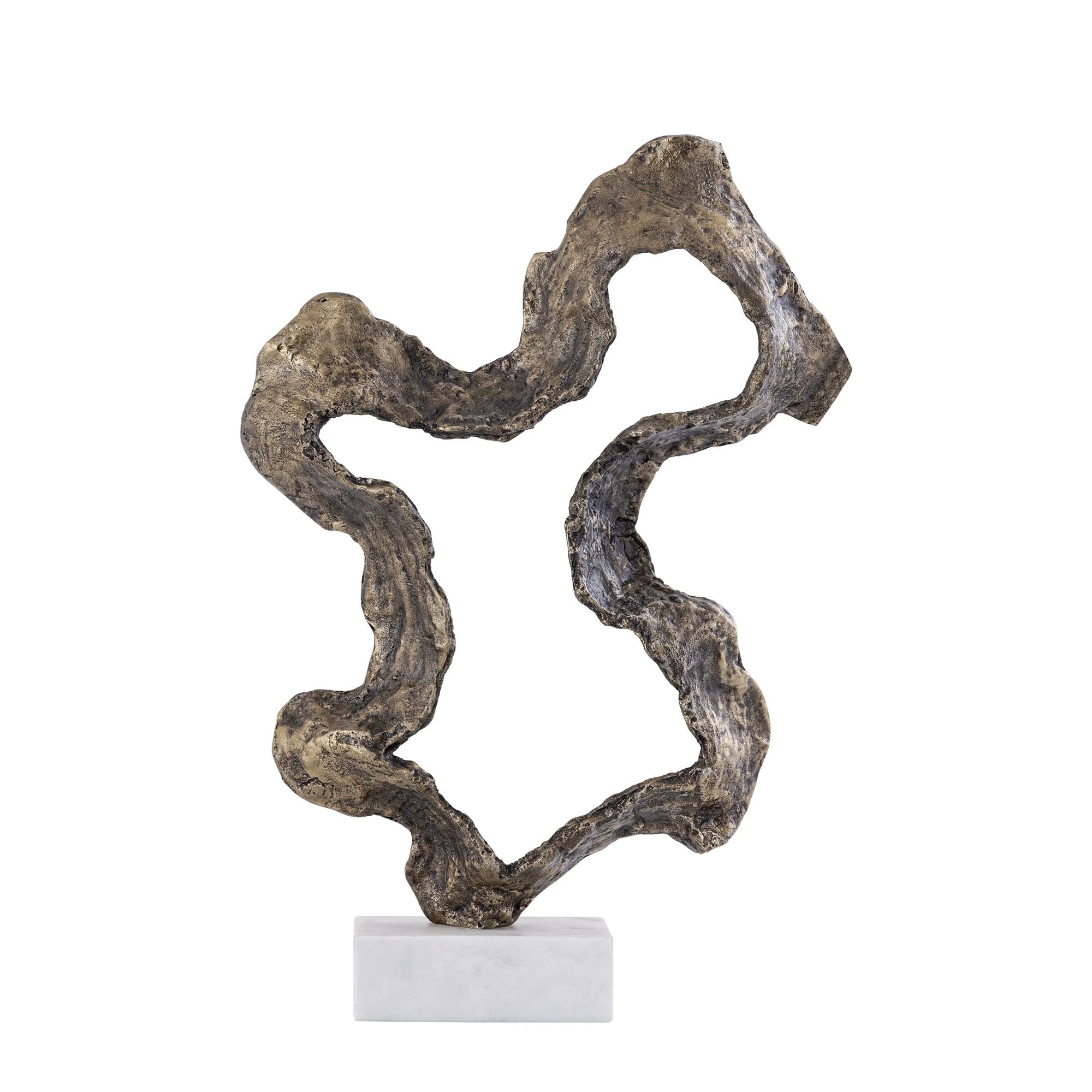 Maryan Messing Gevormd Aluminium Gegoten Standbeeld by PTMD