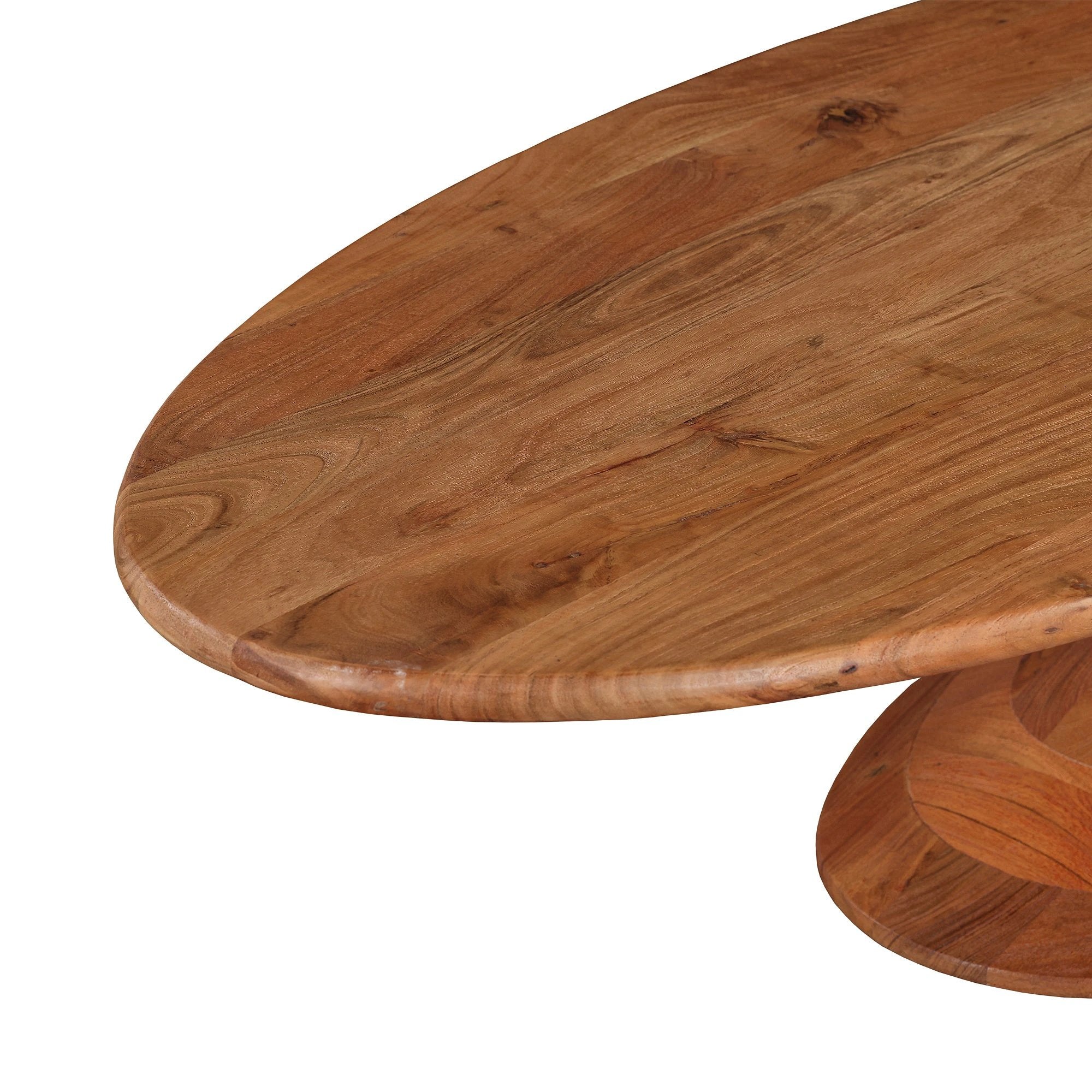 Nemo Natuurlijke Acacia Houten Eettafel Ovaal 220cm by PTMD