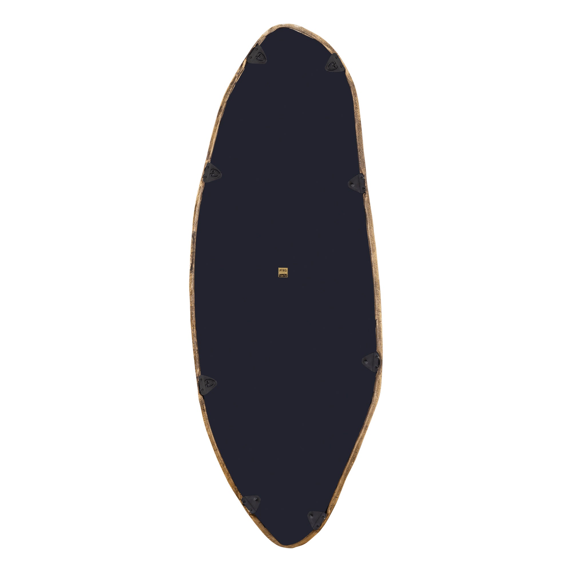 Paislie Messing Organisch Gevormde Spiegel Ovaal - depauwwonen