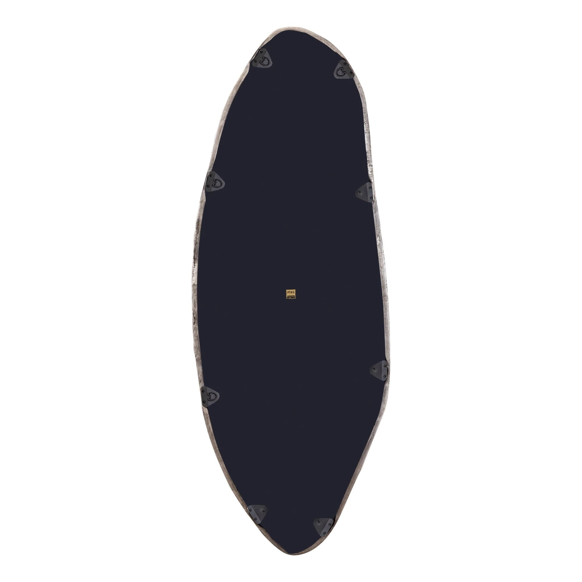 Paislie Nikkel Organisch Gevormde Spiegel Ovaal by PTMD