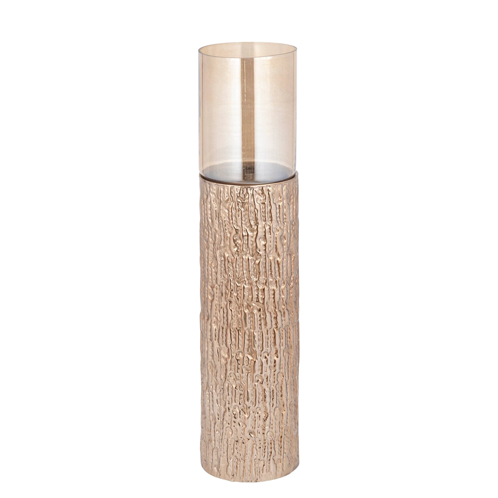 Rezy BruinGoud Grote Vloer Stormlicht Amber Glans L by PTMD