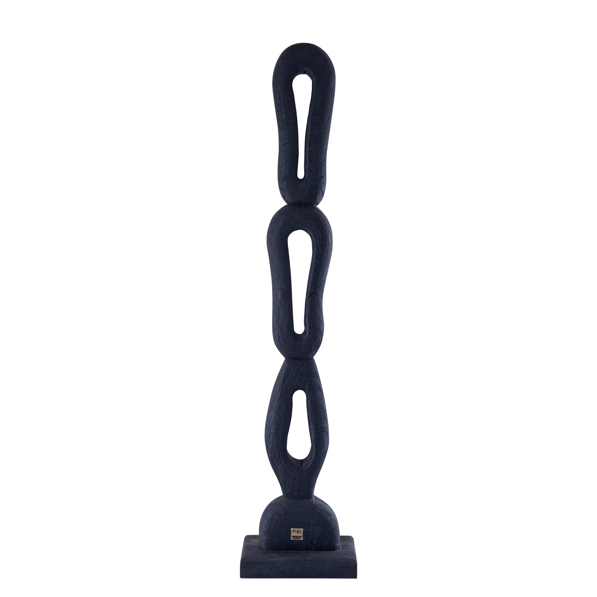 Rhyce Zwart Mangohout Standbeeld Open Figuur L by PTMD