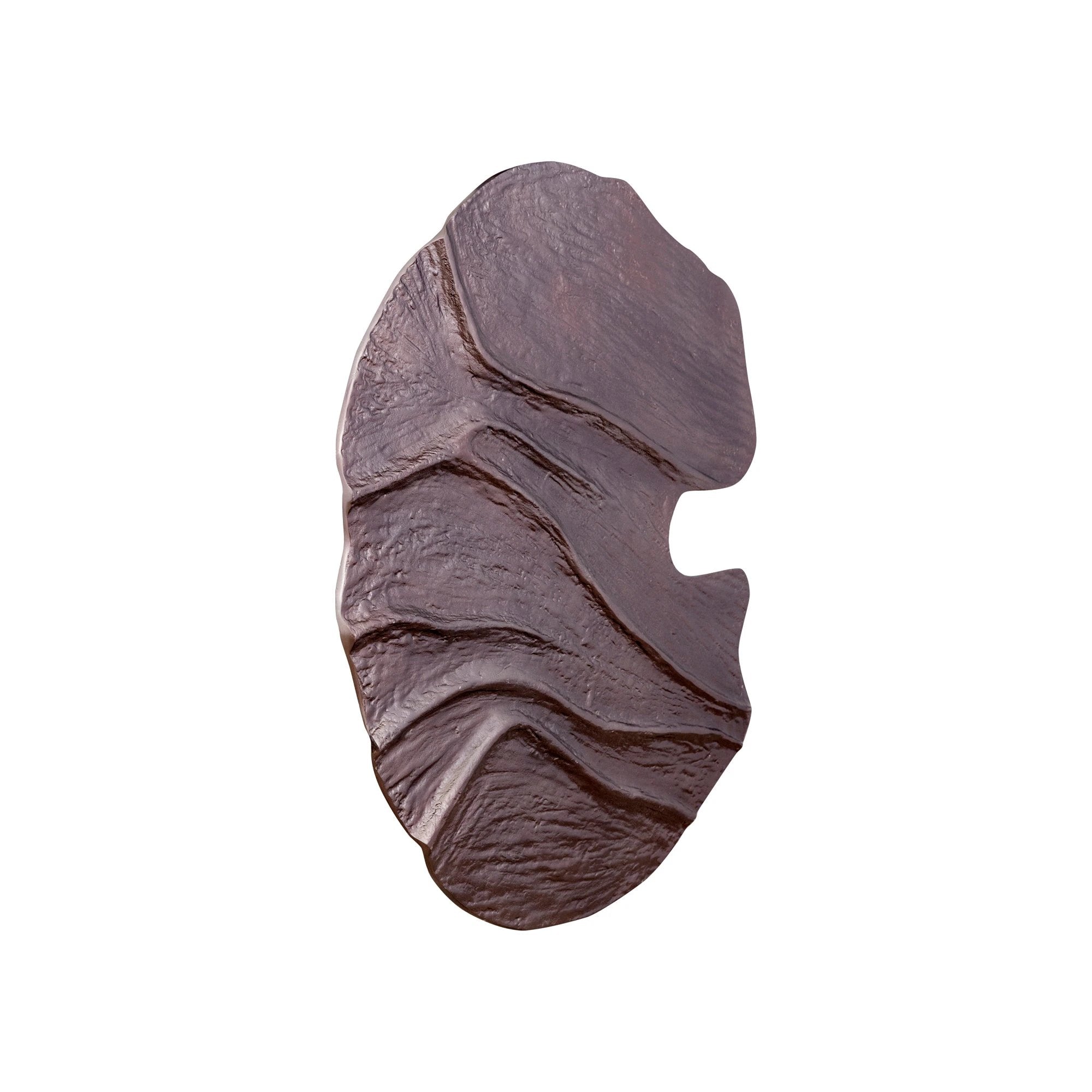 Samraj Bronzen Gegoten Alu Wandpaneel Golfstructuur by PTMD