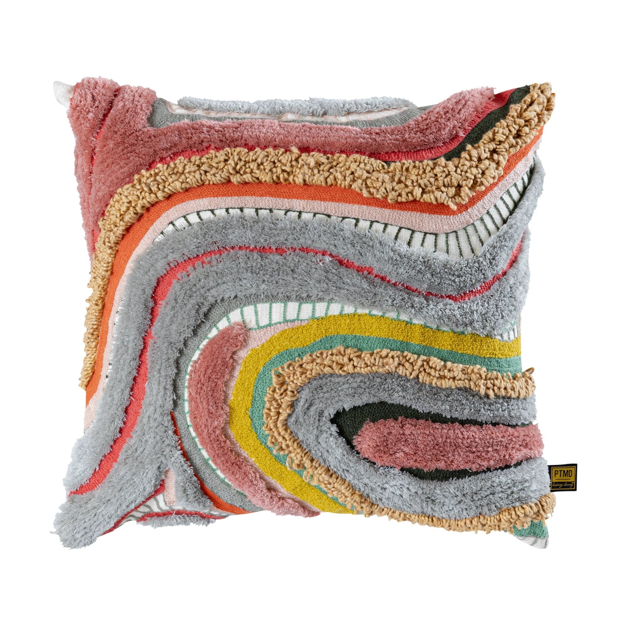 Sephora Vierkante Kussens Met Lijnen by PTMD