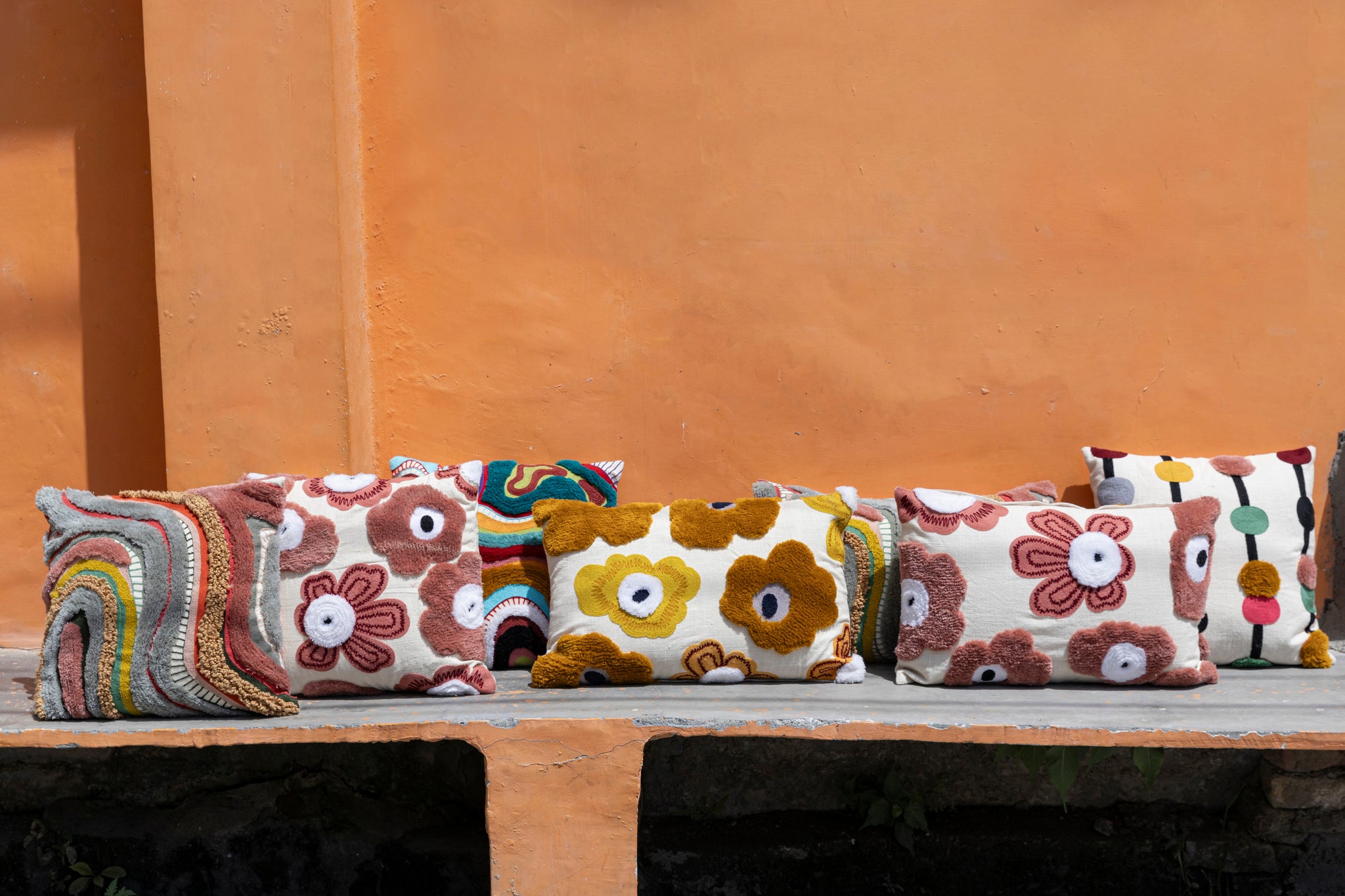 Sephora Vierkante Kussens Met Lijnen - depauwwonen