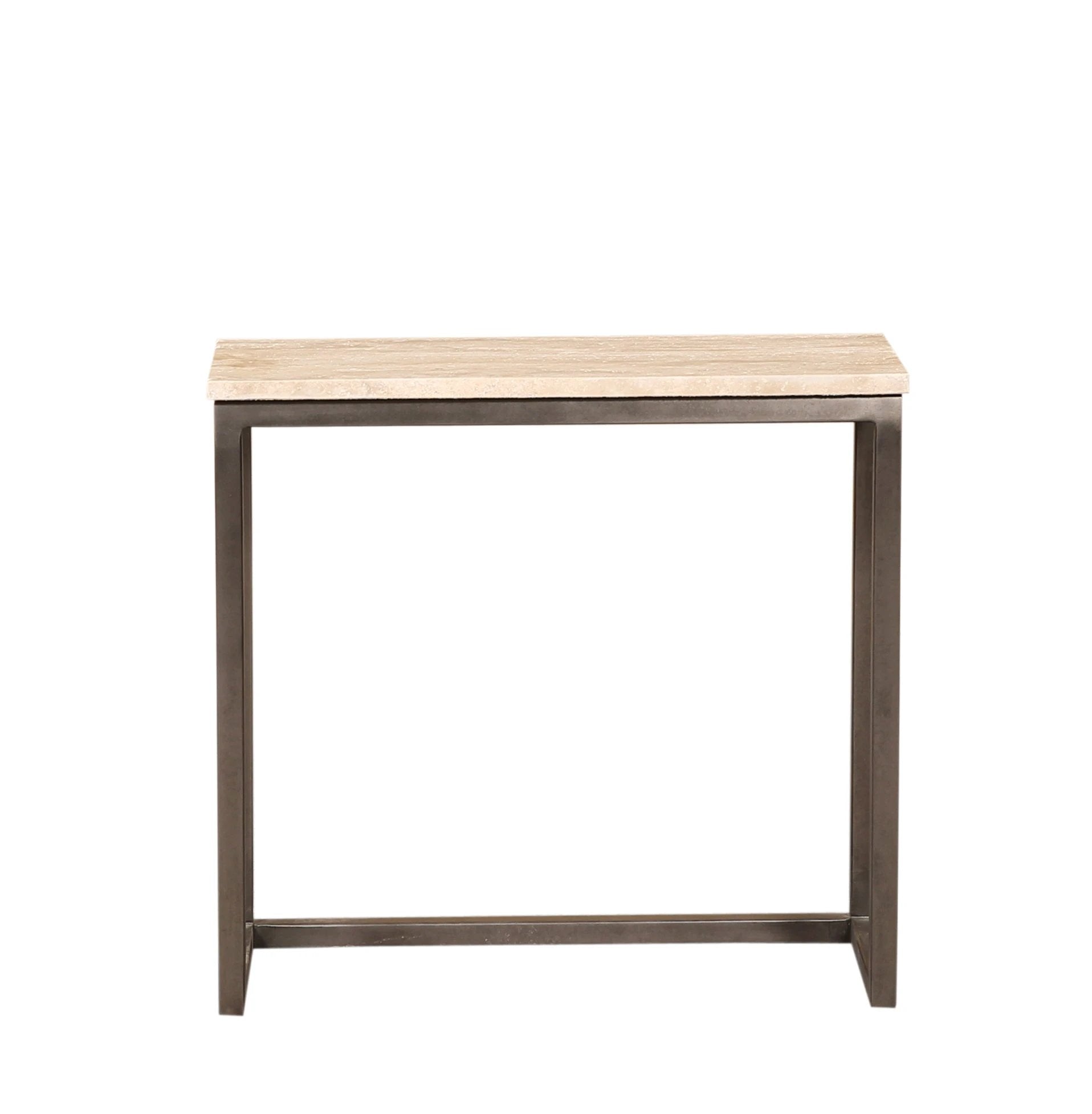 Zoah Travertine Rechthoekige Wandtafel set van 3 by PTMD