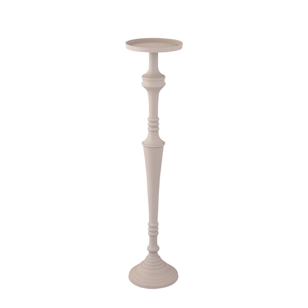 Kandelaar Helen - 21x21x96 cm - Beige by PTMD