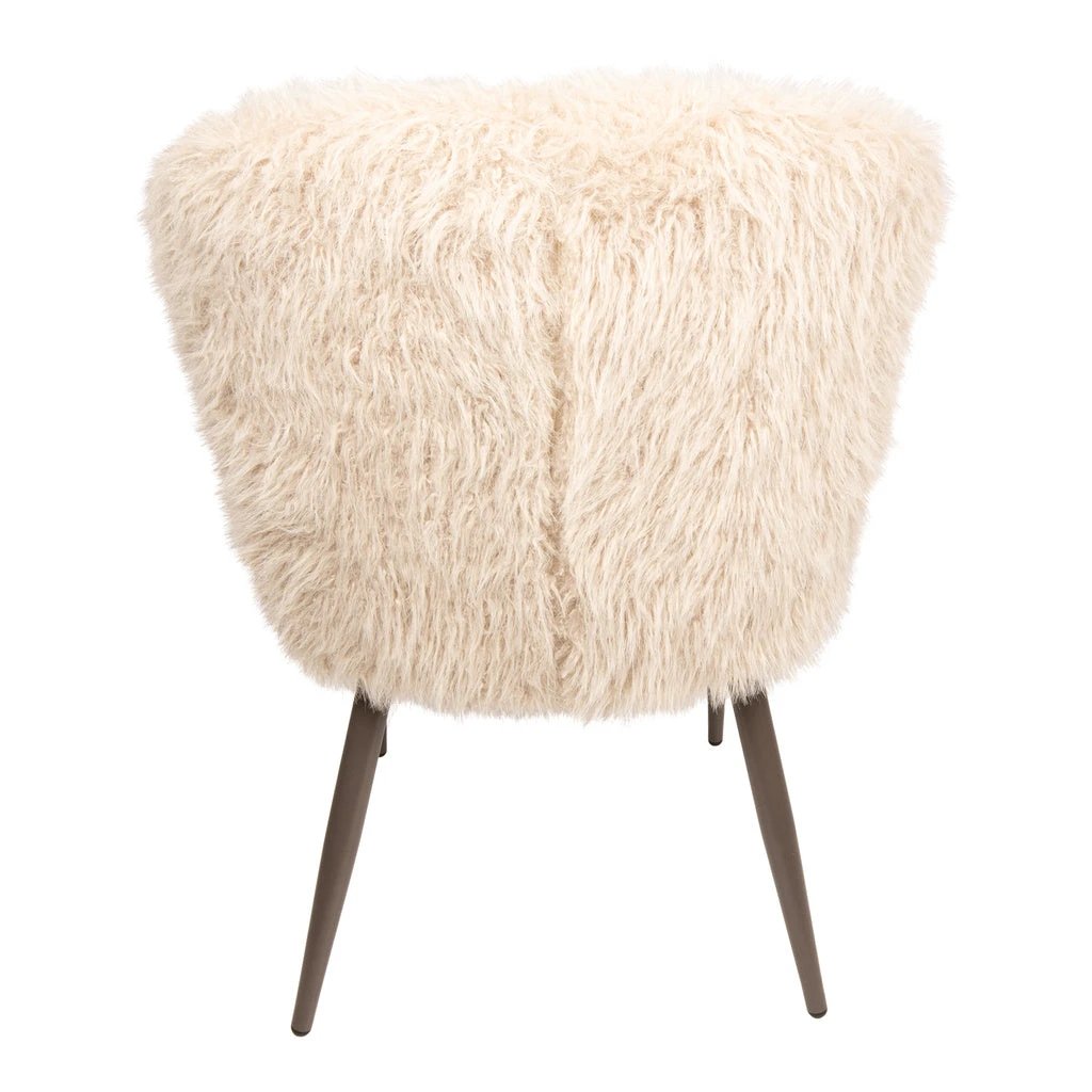 Ares Eetkamerstoel Haar Beige (set van 2) by PTMD