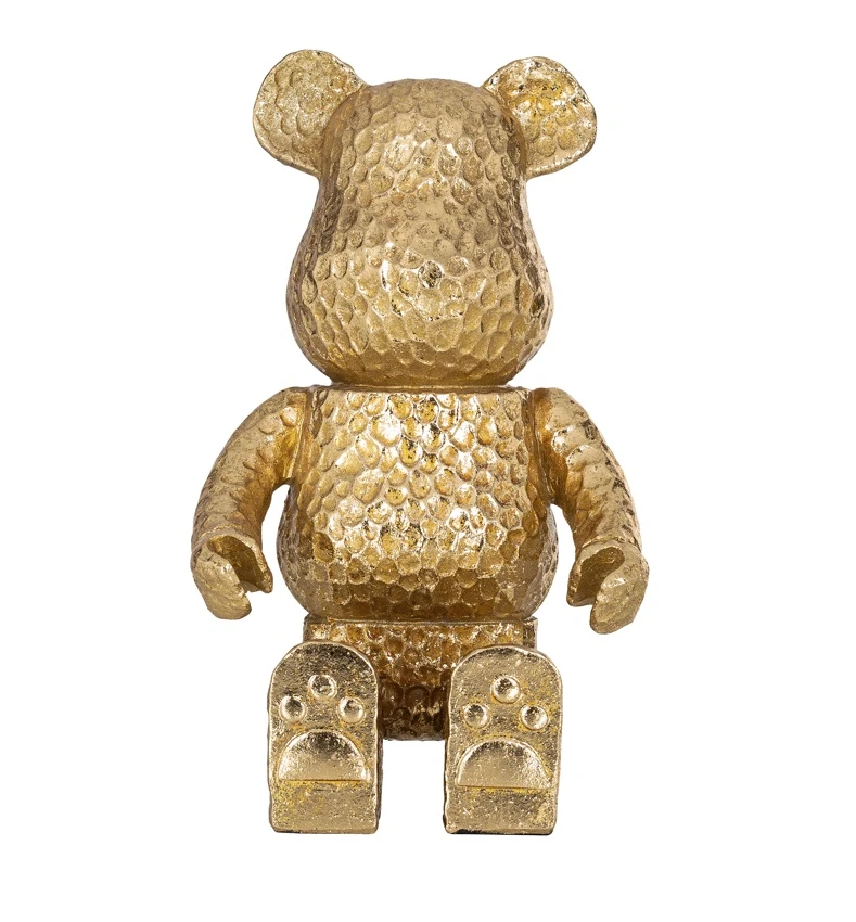 Art Decoration Bear Gold by Richmond Interiors