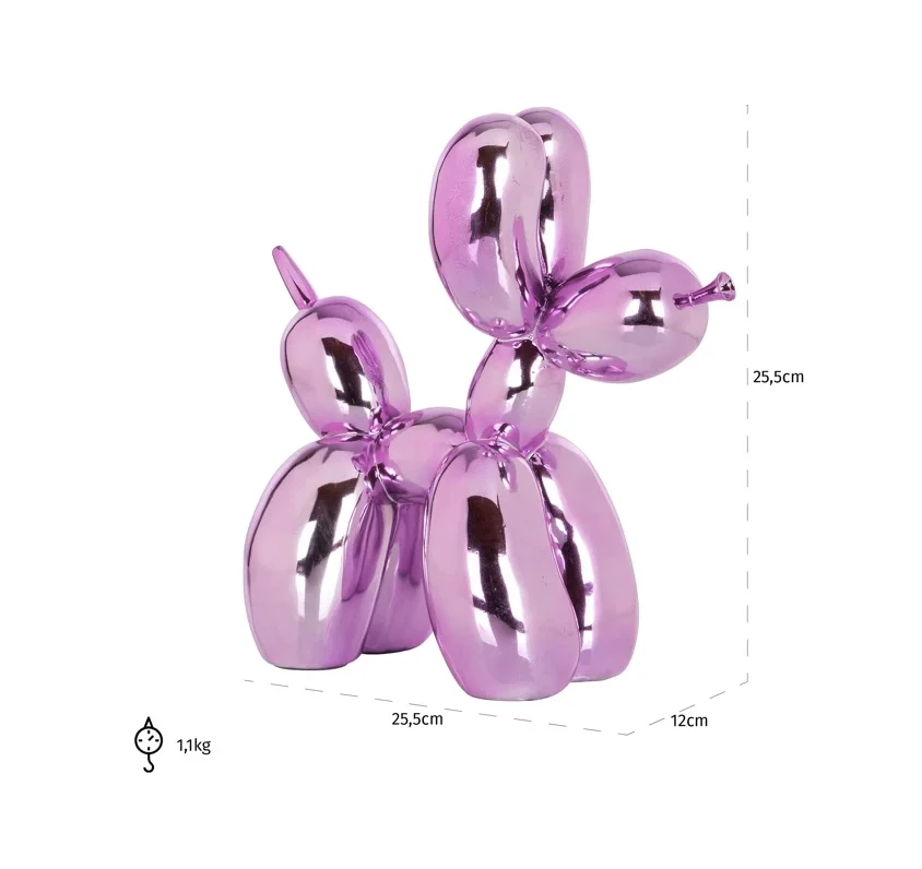 Art Decoration Dog roze by Richmond Interiors