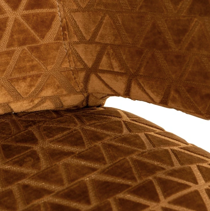 Barstoel Indigo Gold Triangle - Laag by Richmond Interiors