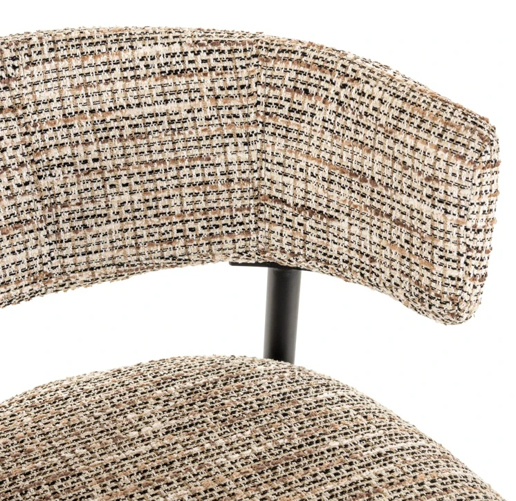 Barstoel Rochelle trendy nature (set van 2) - laag by Richmond Interiors