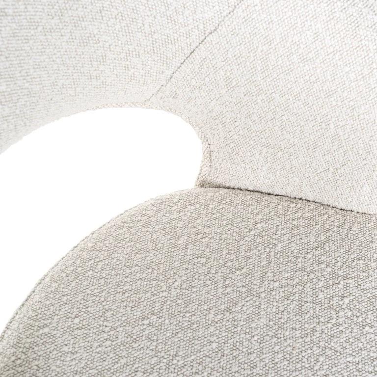 Barstoel Savoy White Bouclé - Laag by Richmond Interiors