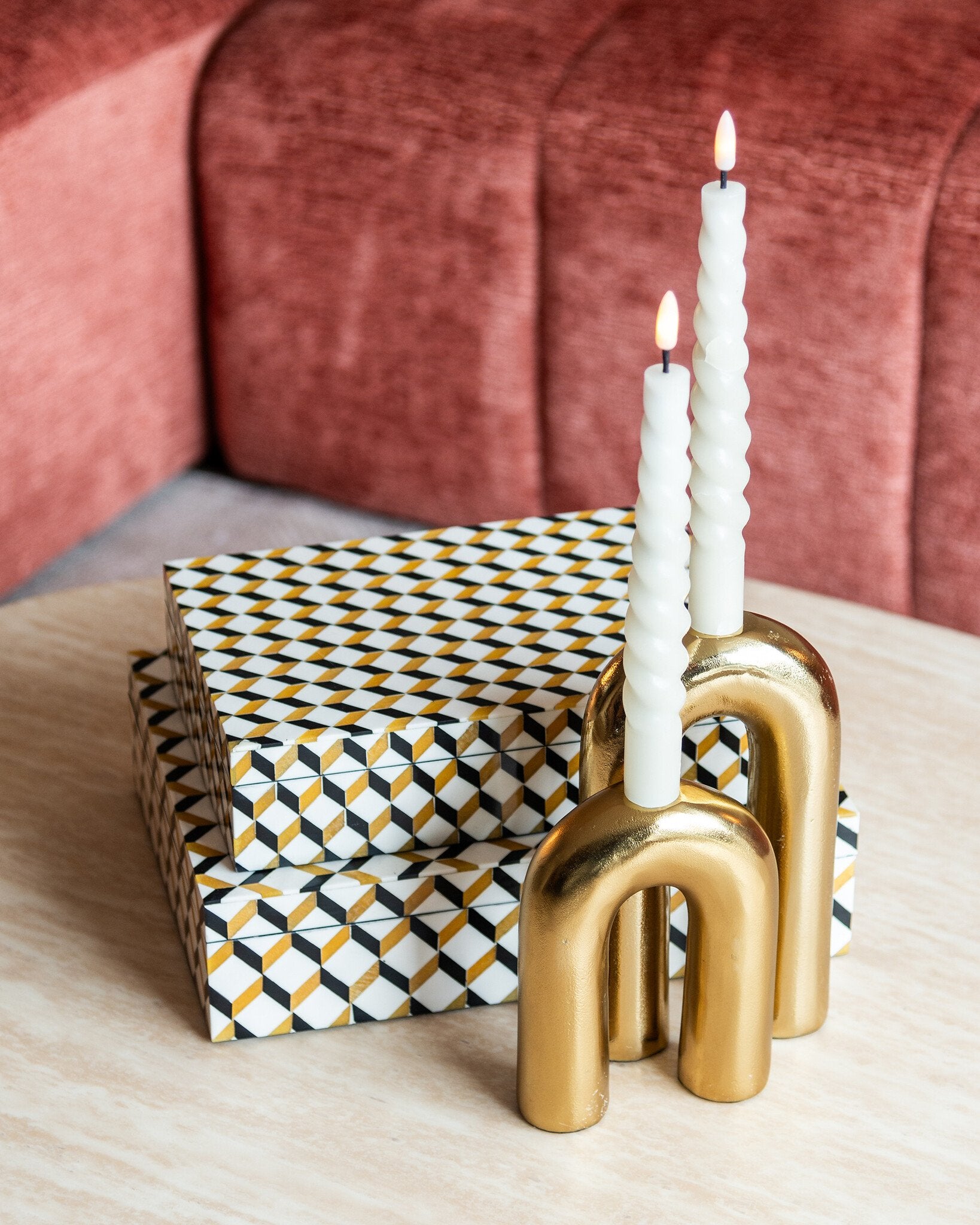 Salontafel Fictus Travertine faux (Beige) - depauwwonen