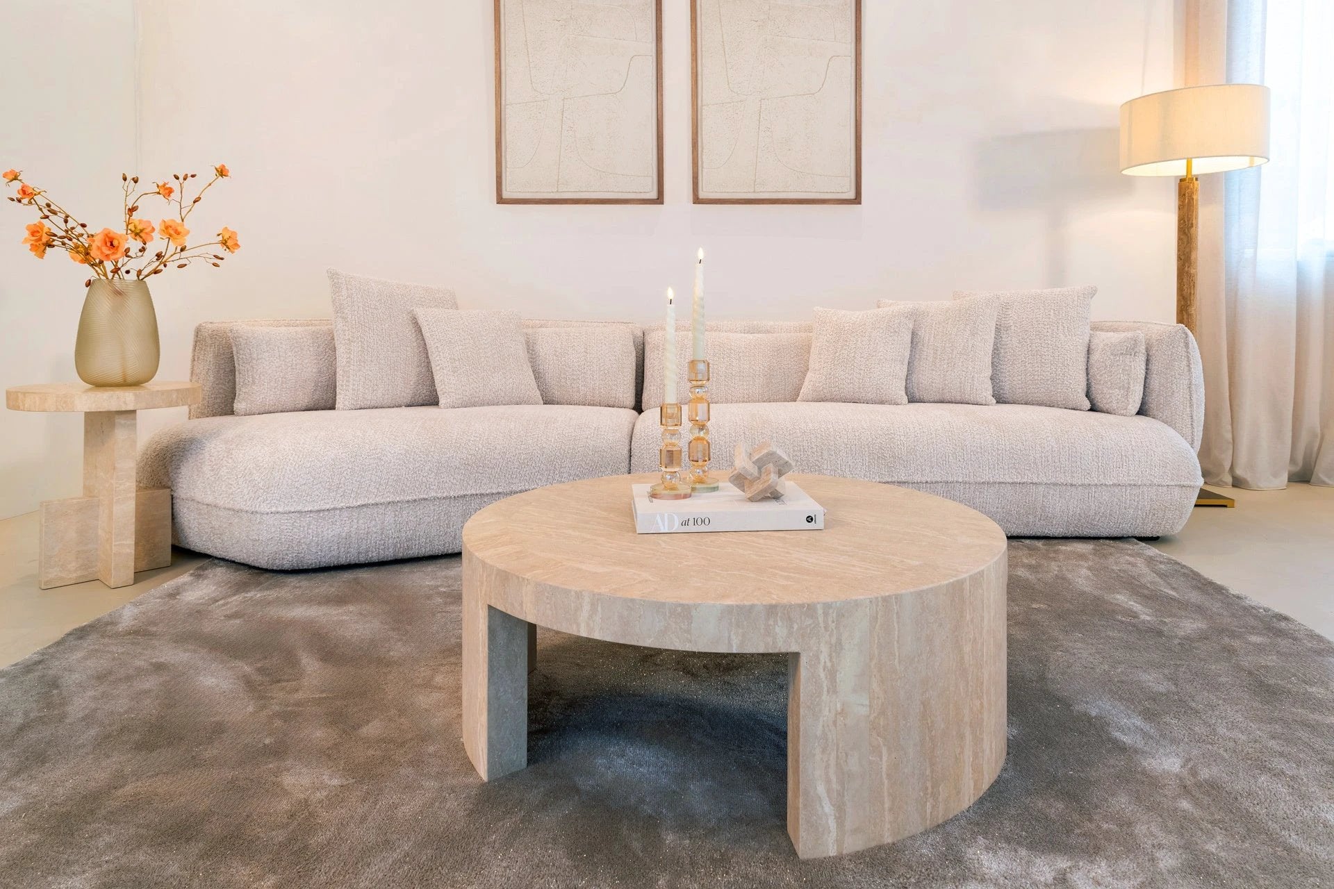 Alexander Jones Salontafel Biltmore Travertine by Richmond Interiors