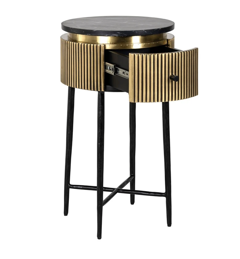 Bijzettafel Ironville 40Ø by Richmond Interiors