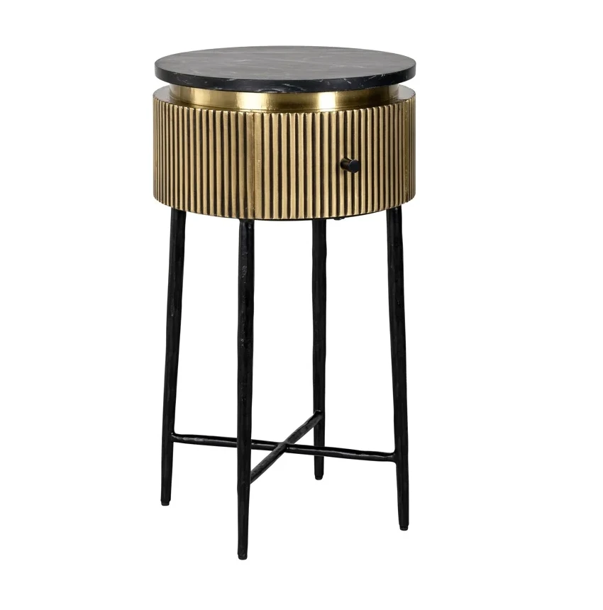 Bijzettafel Ironville 40Ø by Richmond Interiors