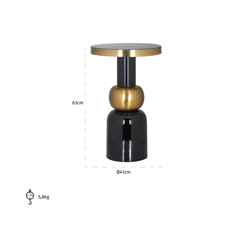 Bijzettafel Mose 41Ø by Richmond Interiors