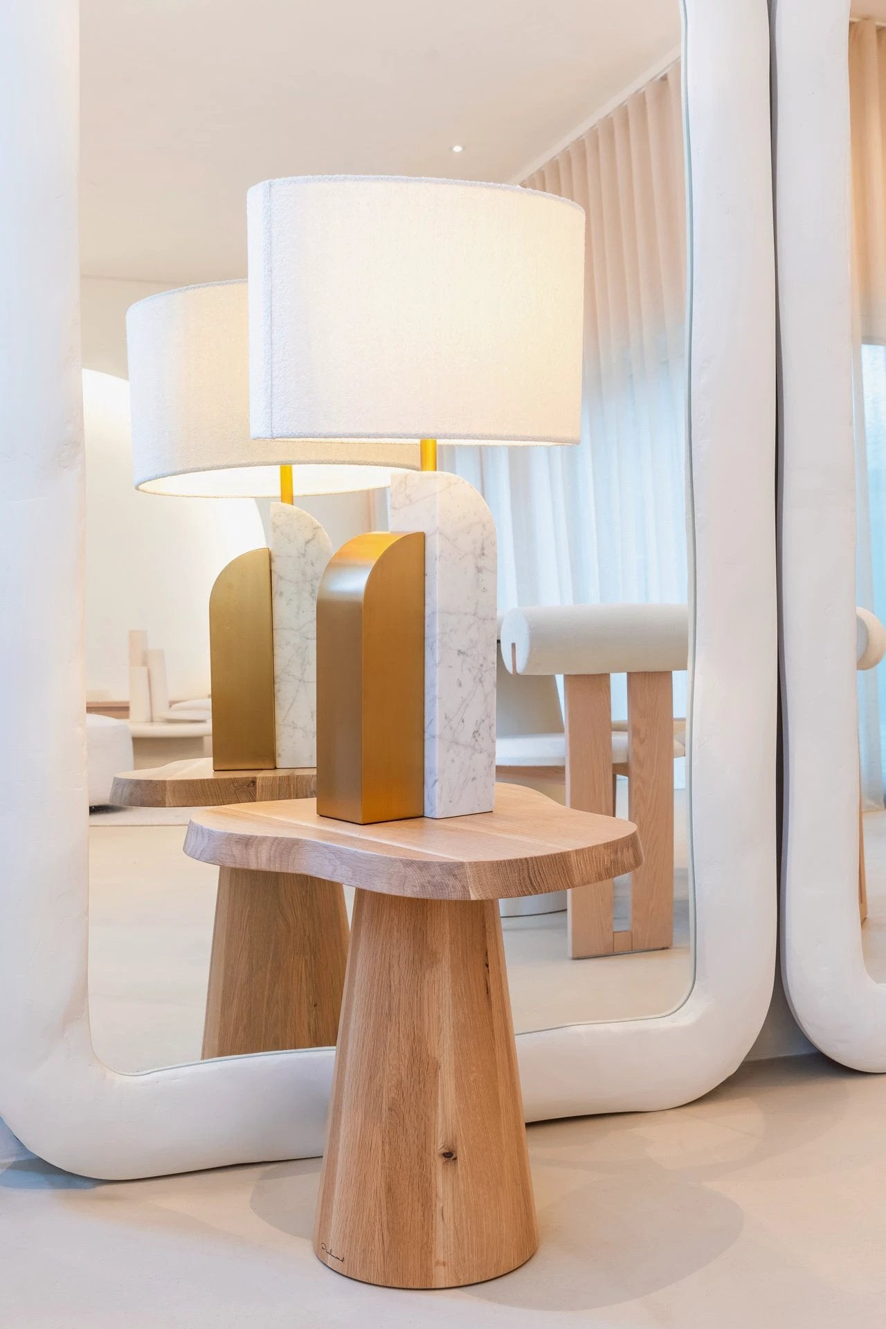 Bijzettafel Odile 50Ø - Naturel by Richmond Interiors