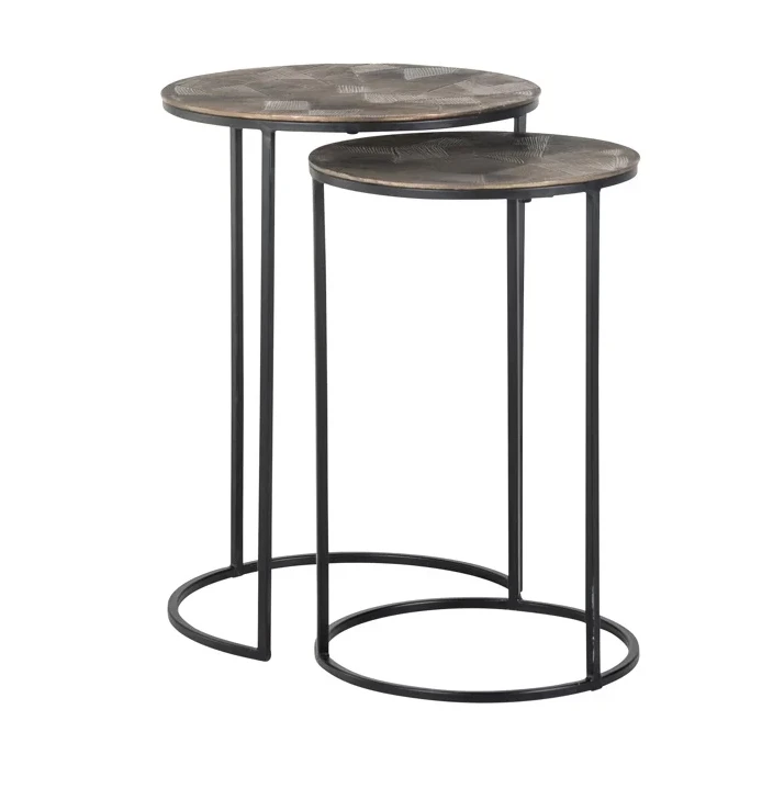 Bijzettafel Tulum - Set van 2 by Richmond Interiors