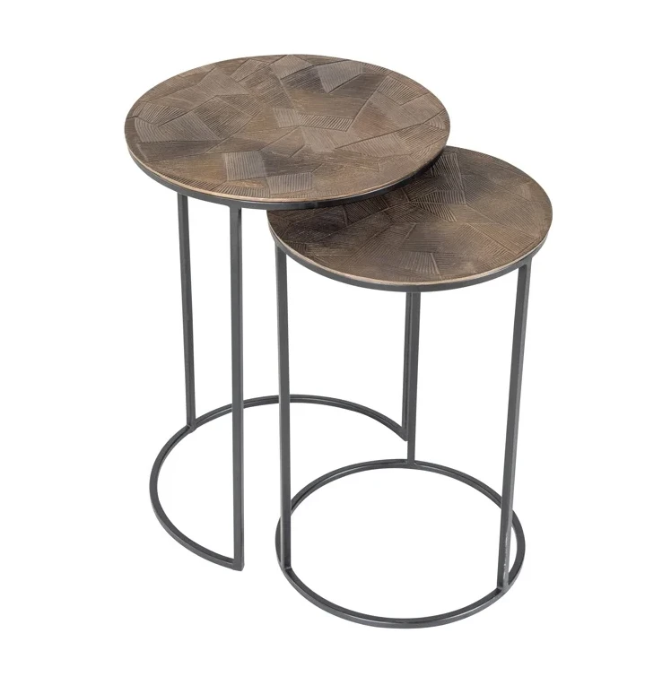 Bijzettafel Tulum - Set van 2 by Richmond Interiors