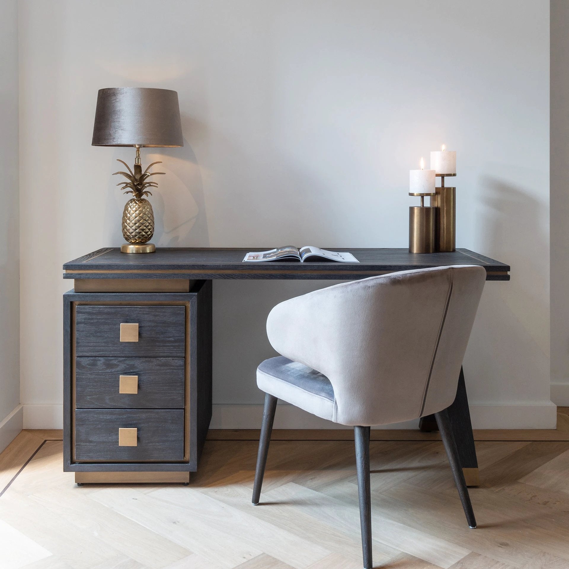 Bureau Hunter Zwart by Richmond Interiors