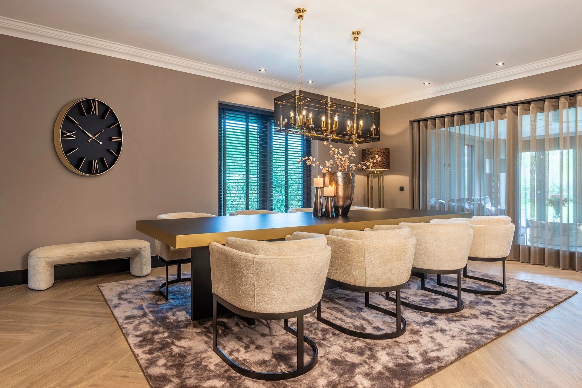 Bank Fargo white chenille by Richmond Interiors