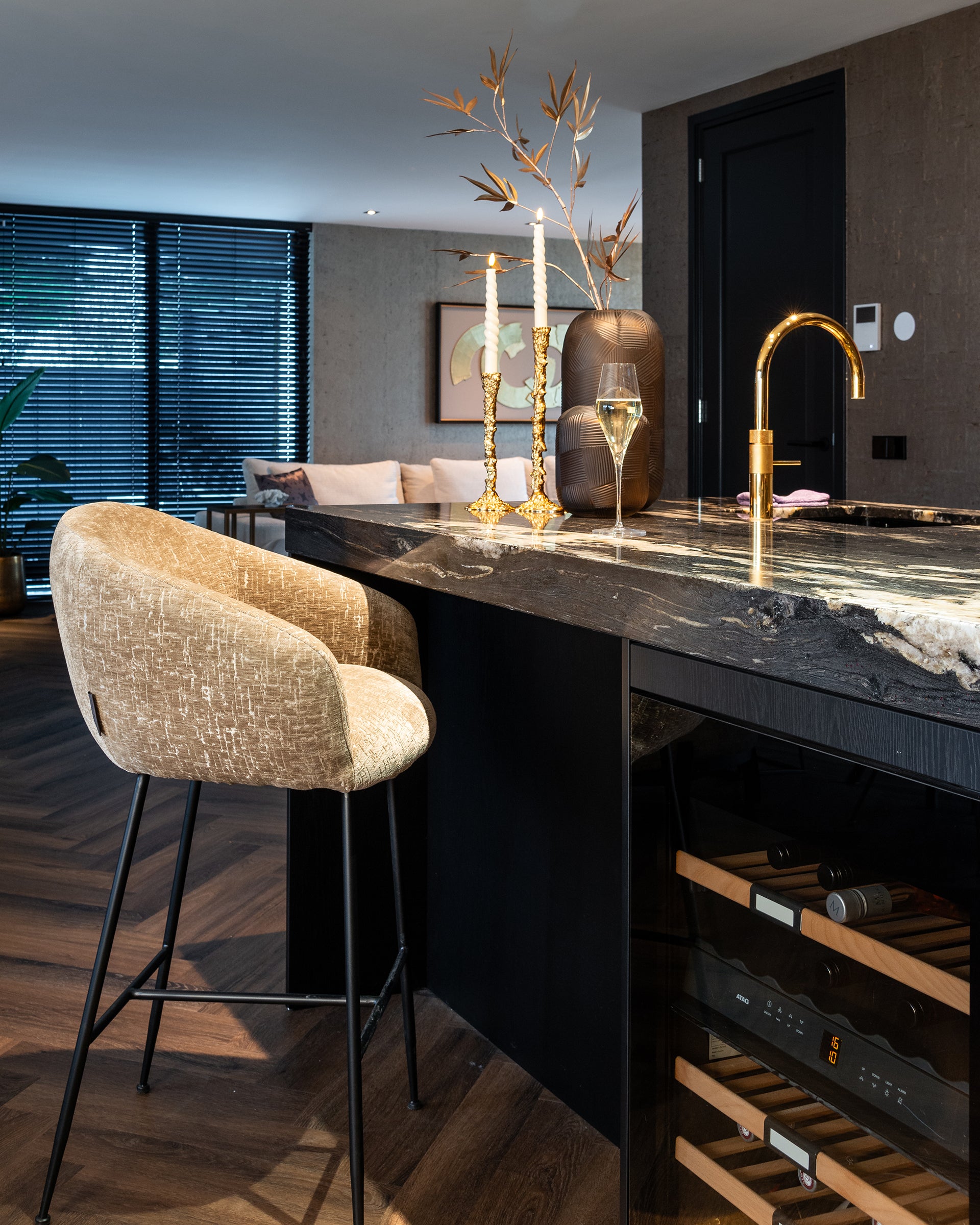 Barstoel Avanti shitake island - depauwwonen