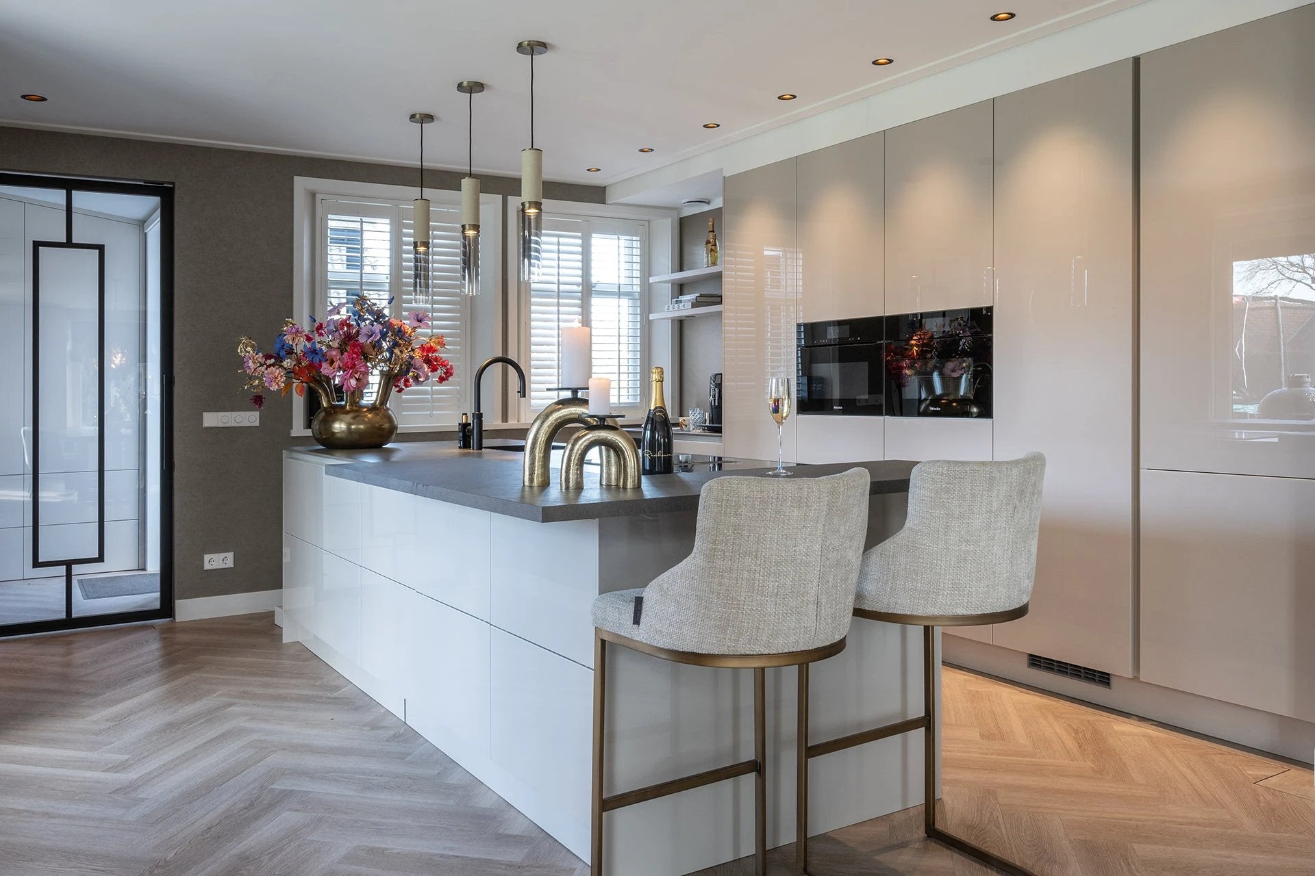 Barstoel Bolton natural renegade (Set van 2) by Richmond Interiors