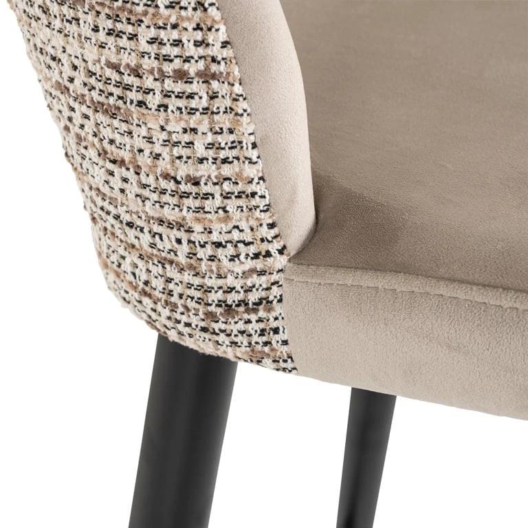Barstoel Tabitha trendy nature / kwarts khaki by Richmond Interiors