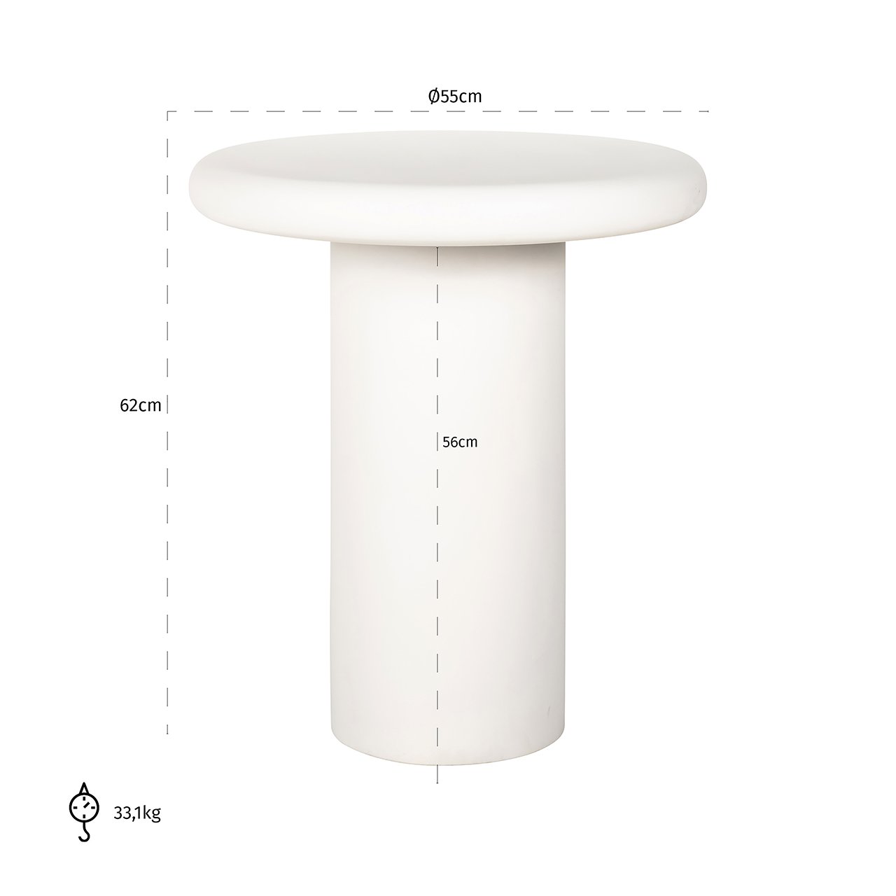 Bijzettafel Bloomstone - depauwwonen