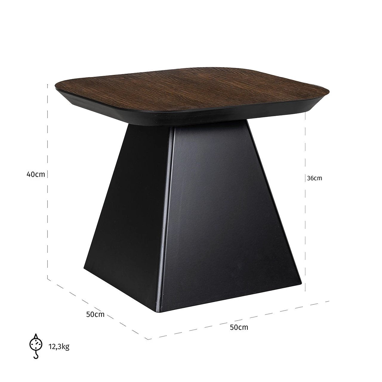 Bijzettafel Bonvoy brown (Brown) by Richmond Interiors