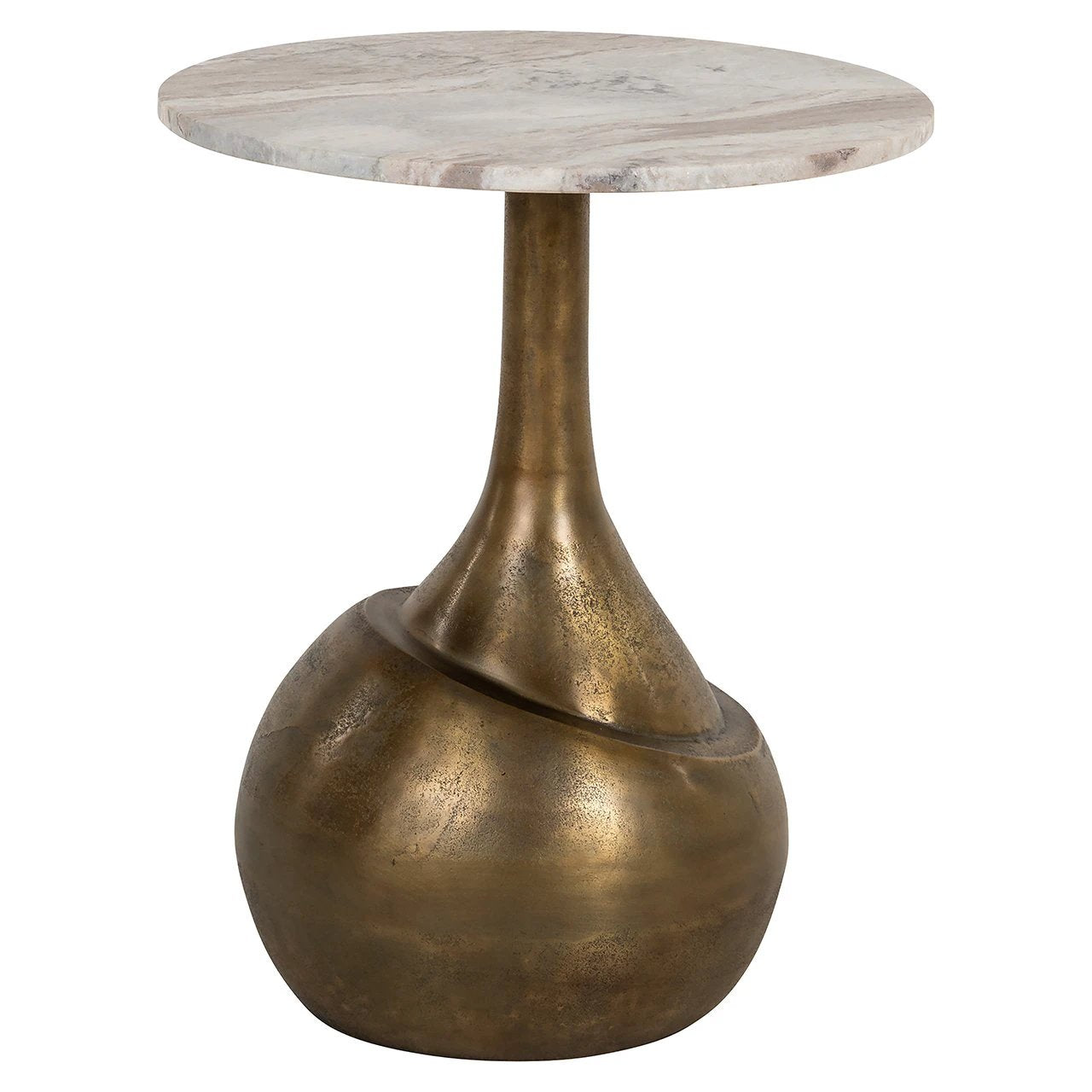 Bijzettafel Sia (Geborsteld Goud) by Richmond Interiors