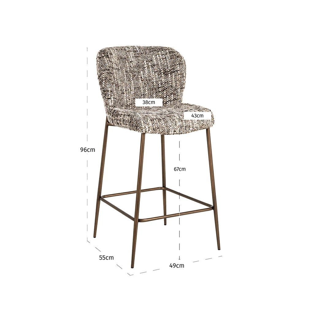 Counterstoel Odarby bruin omara by Richmond Interiors
