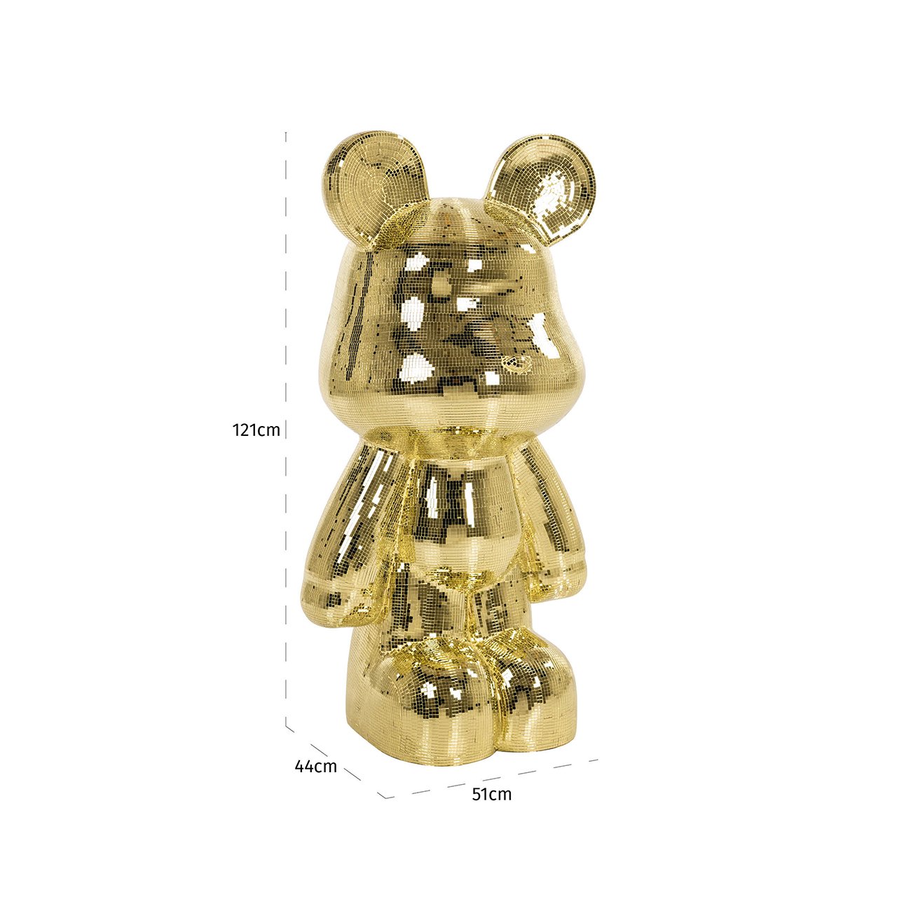Deco object Averyl (Gold) - depauwwonen