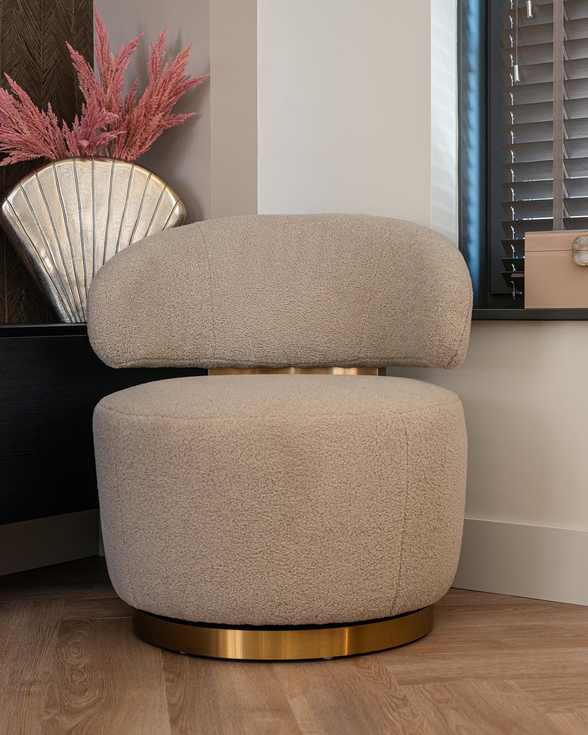 Draaifauteuil Maxime khaki velvet - depauwwonen