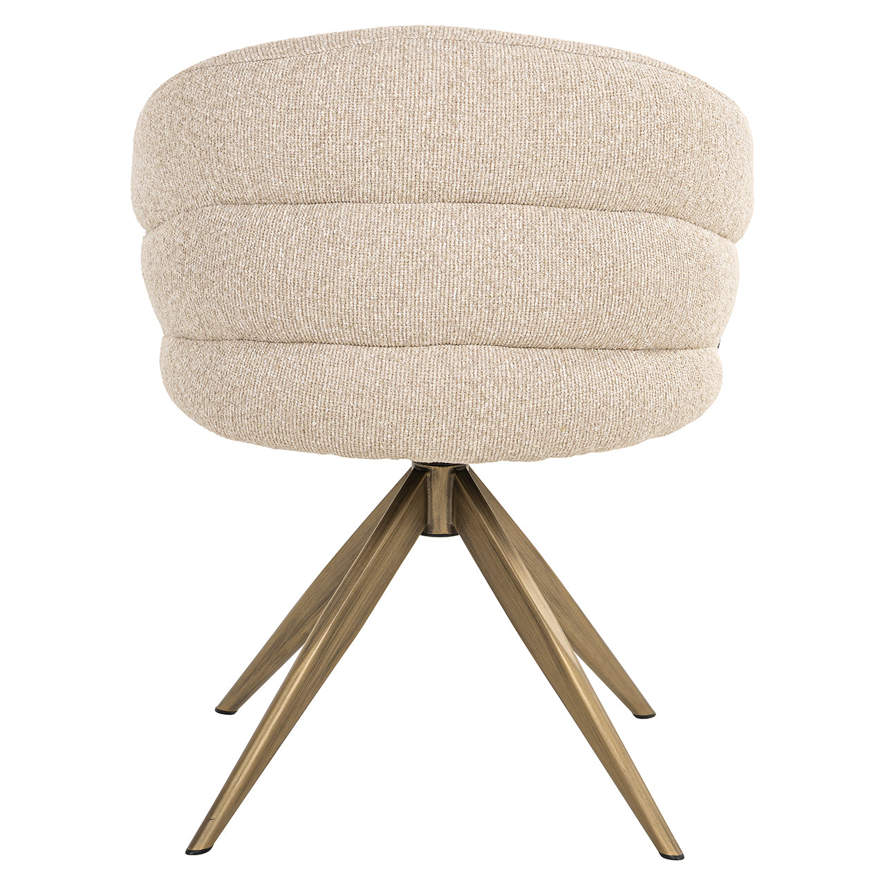 Draaistoel Zendaya biscotti brandvertragend - depauwwonen