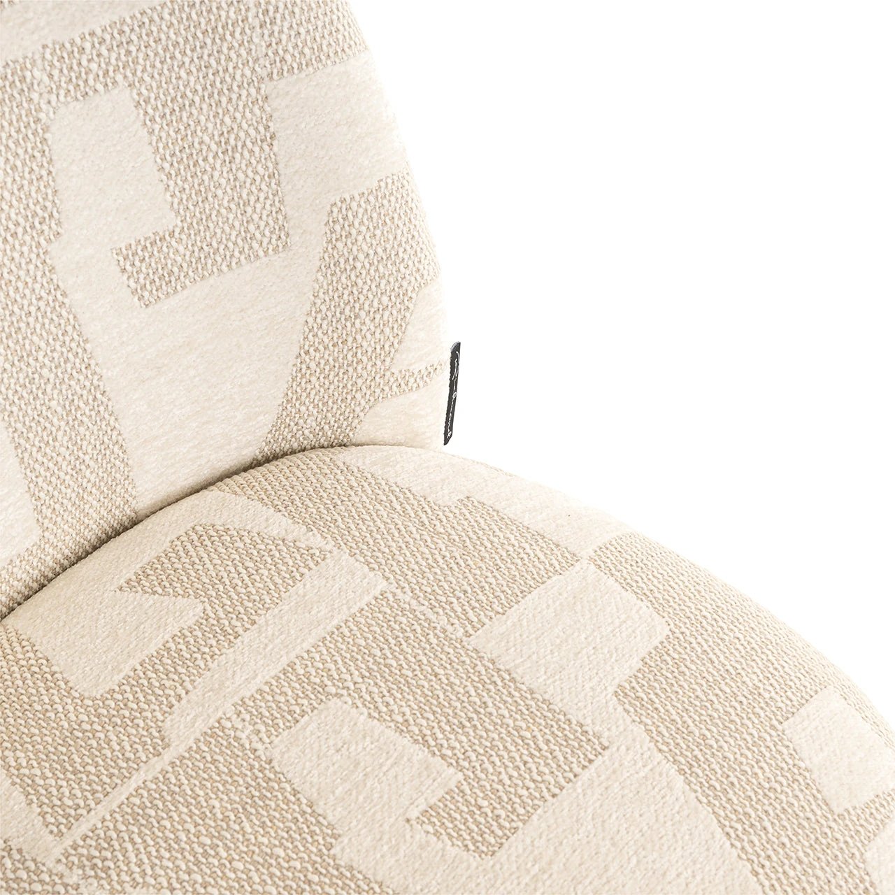 Eetkamerstoelen Lana beige graffic (set van 2) by Richmond Interiors